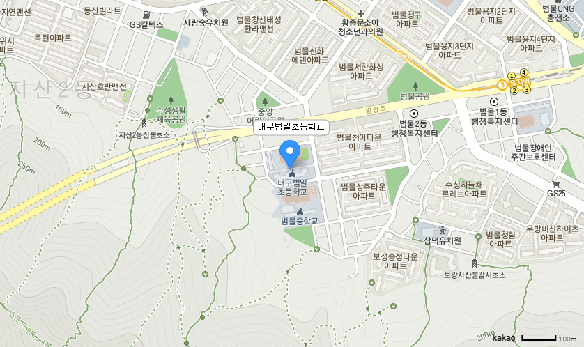 학교 찾아오시는 길 지도